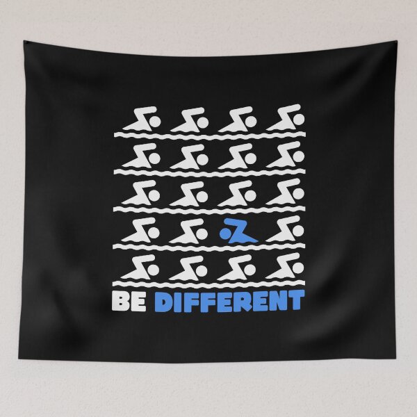 Item preview, Personalized gift be different from swimming designed and sold by Nessshirts.
