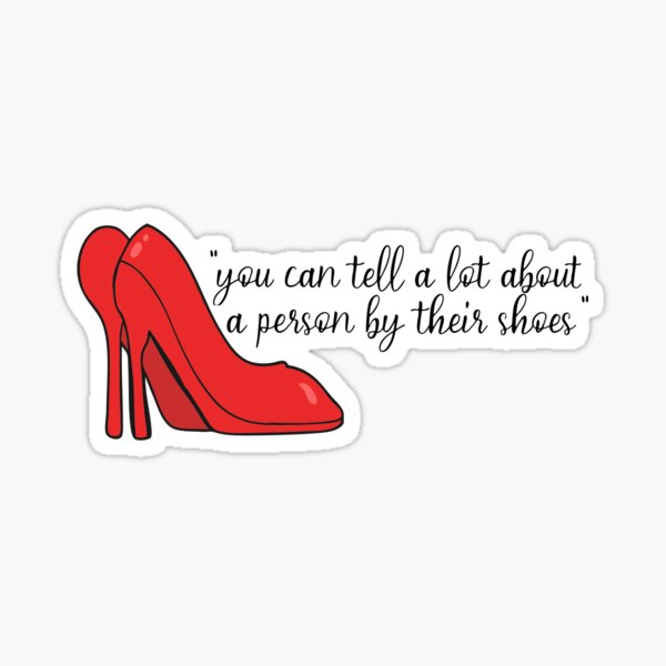 Red Bottom Heels Sticker for Sale by meliagrace