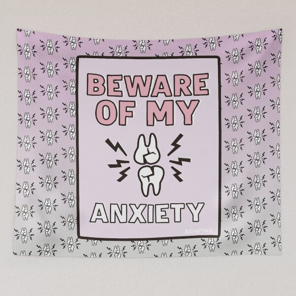 Item preview, BEWARE of my ANXIETY designed and sold by BICHARRACA-shop.