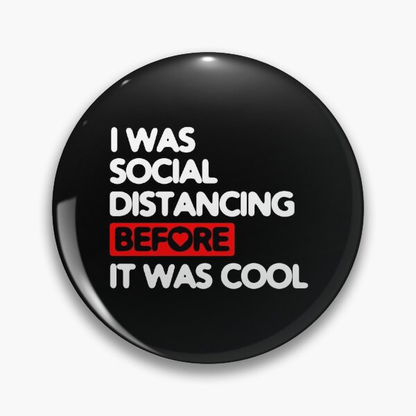 Item preview, Social Distancing Heart Cool Gift Funny Virus designed and sold by teeseeds.