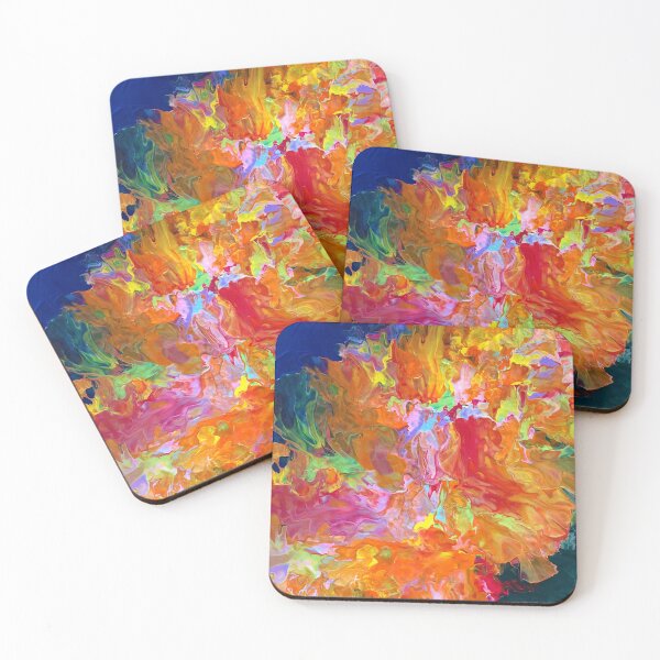 Item preview, Opal Firestorm abstract acrylic painting designed and sold by Color Splash Gallery.