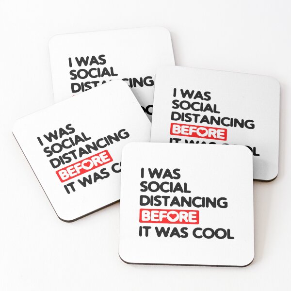 Item preview, Social Distancing Heart Cool Gift Funny Virus designed and sold by teeseeds.