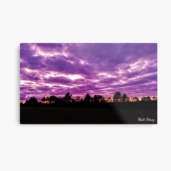 Purple Sunset Metal Print