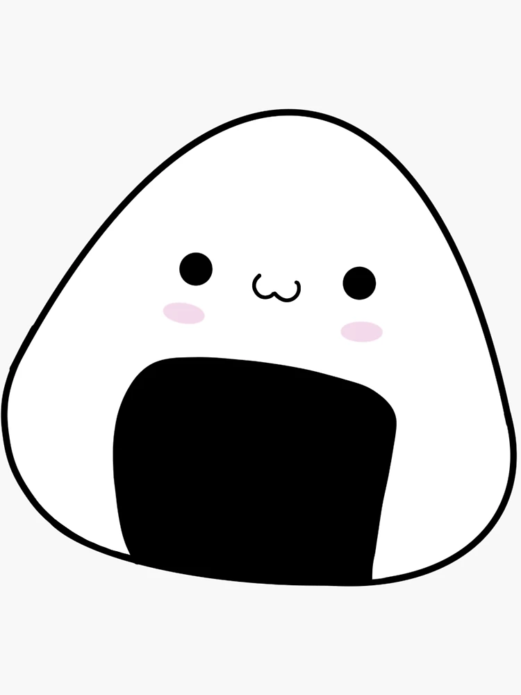 COMO DIBUJAR Onigiri KAWAII PASO A PASO - Dibujos kawaii faciles - How to  draw a Onigiri 