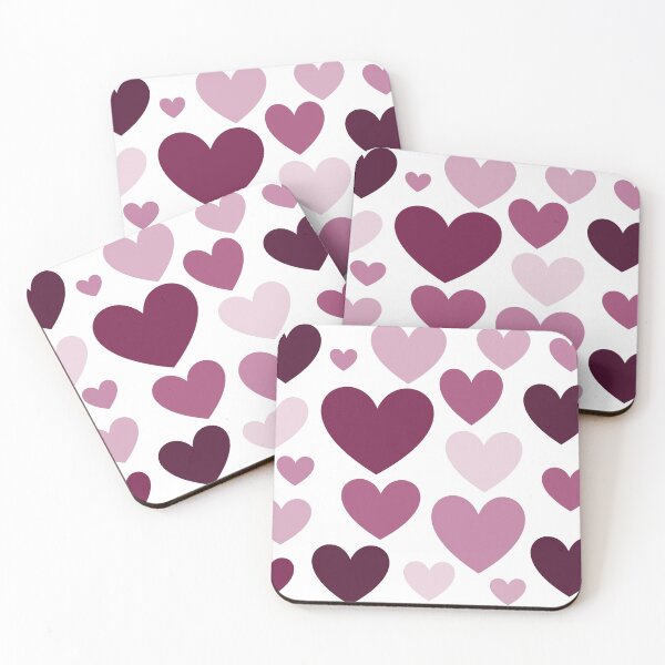 Item preview, Magenta Love Hearts (Varied) designed and sold by shahramroj.