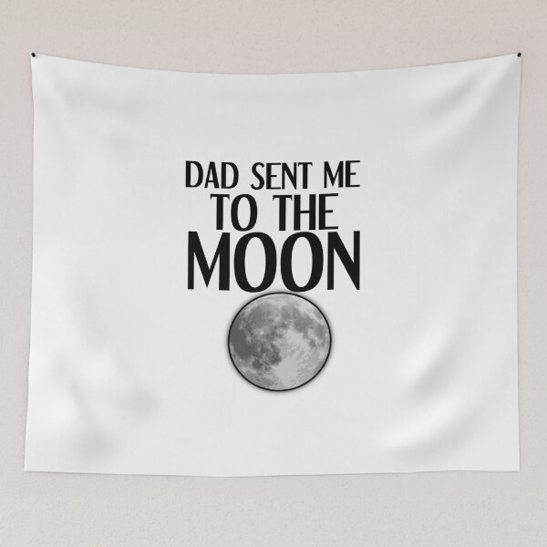 Item preview, The Umbrella Academy-Inspired "Dad Sent Me to the Moon" designed and sold by mulberrydragon.