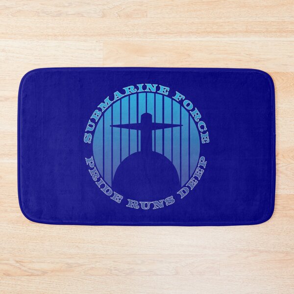 Item preview, Submarine Force Pride Runs Deep Ocean Blue Clear Design designed and sold by MadMando.