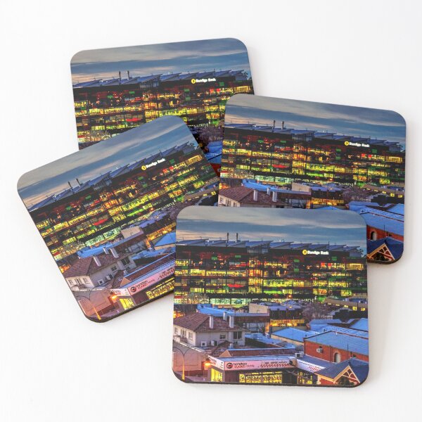 Item preview, Bendigo Bank at Dusk - Bendigo, Victoria designed and sold by Steven Jodoin.