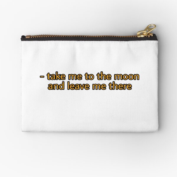 quote Zipper Pouch