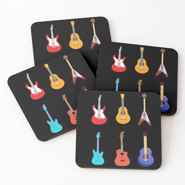 Item preview, Acoustic Electronic Guitars Sticker Starter Pack Gift designed and sold by conceptDVS.