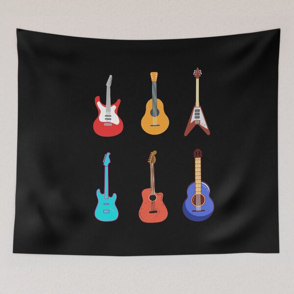 Item preview, Acoustic Electronic Guitars Sticker Starter Pack Gift designed and sold by conceptDVS.