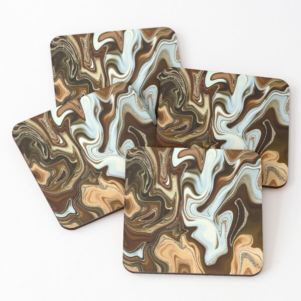 Item preview, Earthy Marble Swirls with Vanilla designed and sold by WisdomInspired.