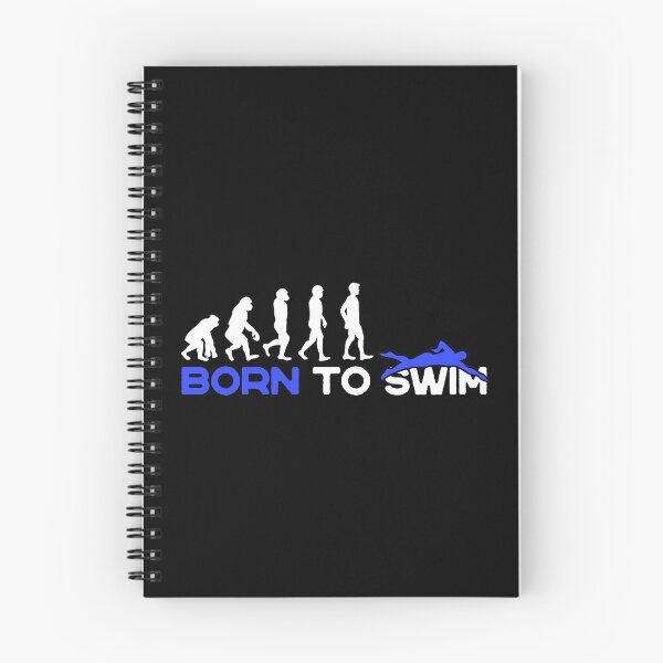 Item preview, Regalo personalizado Born To Swim Swim Evolution designed and sold by Nessshirts.
