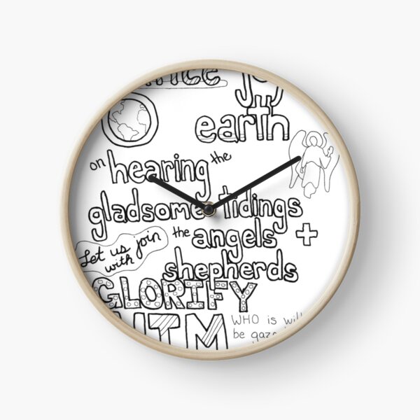 Christmas hymn Clock