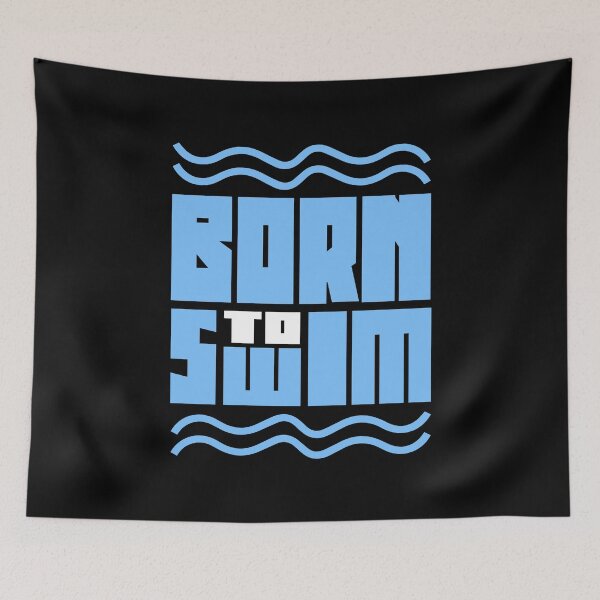 Item preview, Born To Swim Swim Personalized Gift designed and sold by Nessshirts.