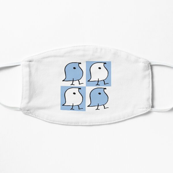Blue and White Wugs Mask