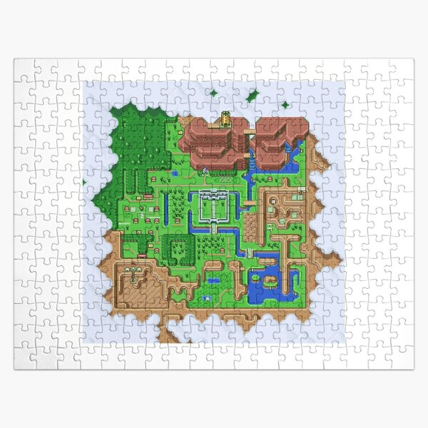 Zelda Hyrule Map 1000 Piece Jigsaw Puzzle