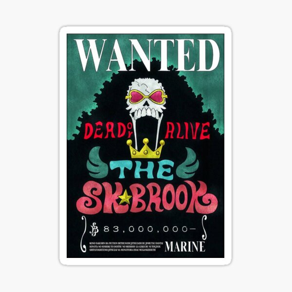 Brook One Piece Sticker