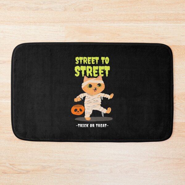 Item preview, Street To Street Trick-o-Treat | Halloween Holiday | Cute Kitten Mummy designed and sold by Ainbowz-Artwork.