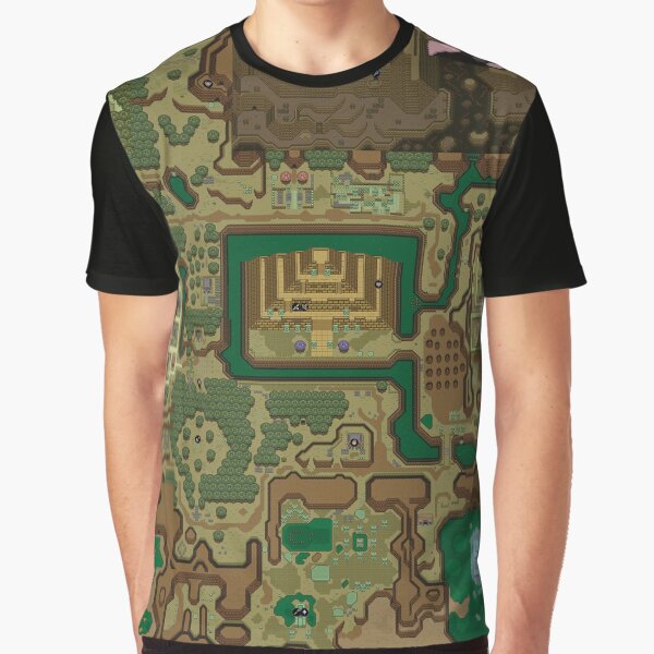 LttP: Dark World Map Graphic T-Shirt