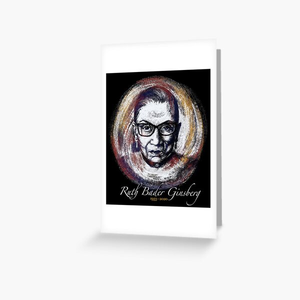 Ruth Bader Ginsberg RBG Greeting Card