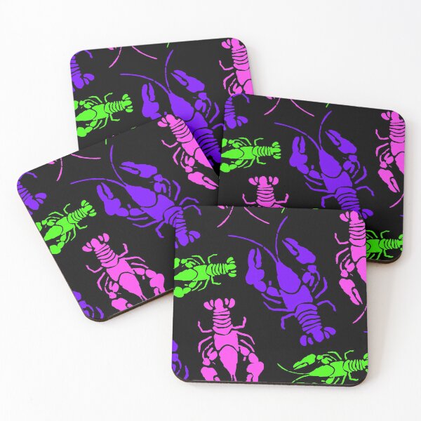 Item preview, Purple Pink Green Lobster Bake Fun Retro designed and sold by AntiqueImages.