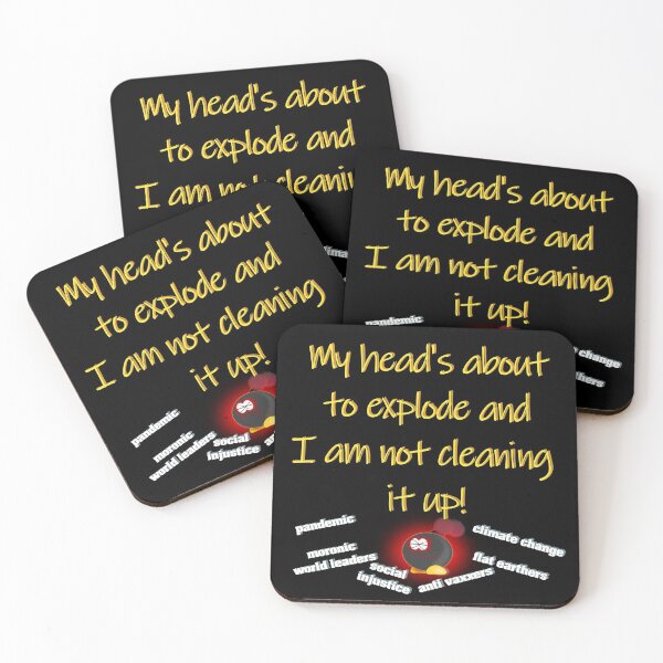 Item preview, Crazy World Stress Anxiety Humor Sarcasm Pandemic Mental Health designed and sold by CheekyPuppy.