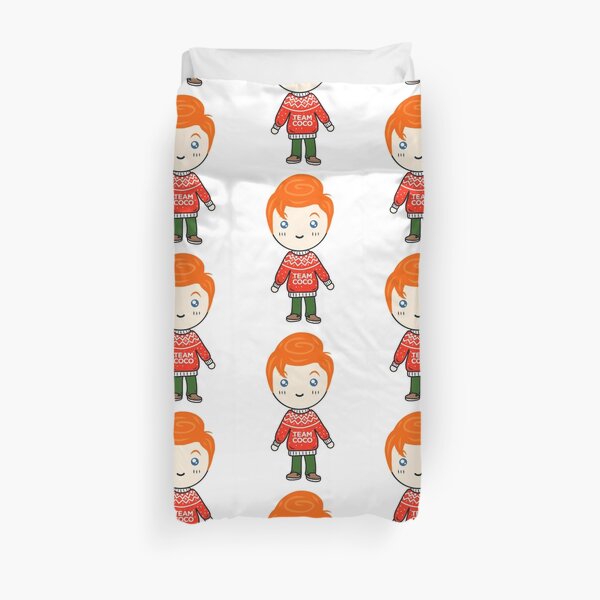 Cute Conan O'Brien Team Coco Ugly Christmas Sweater Duvet Cover