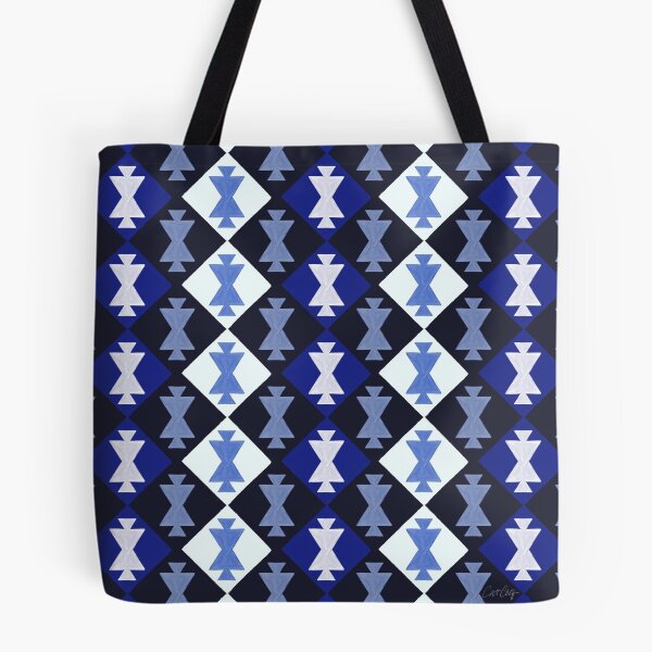 Item preview, Azerbaijan Pattern – Navy designed and sold by Cat Coquillette.