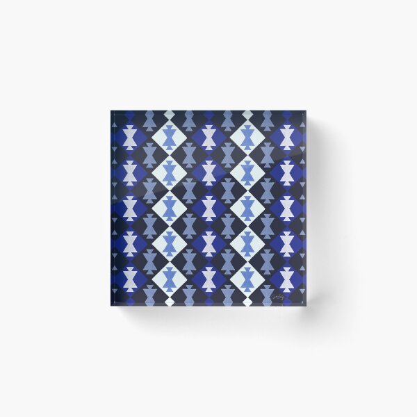 Item preview, Azerbaijan Pattern – Navy designed and sold by Cat Coquillette.