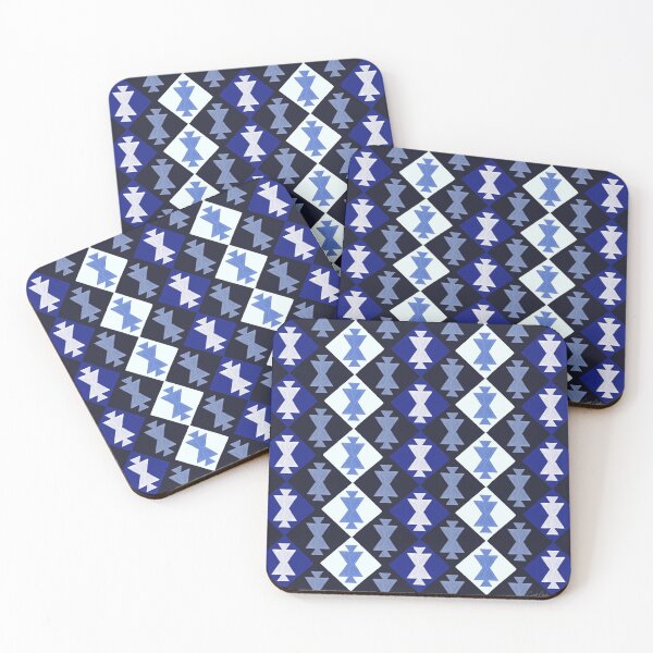 Item preview, Azerbaijan Pattern – Navy designed and sold by Cat Coquillette.