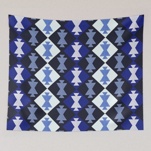 Item preview, Azerbaijan Pattern – Navy designed and sold by Cat Coquillette.