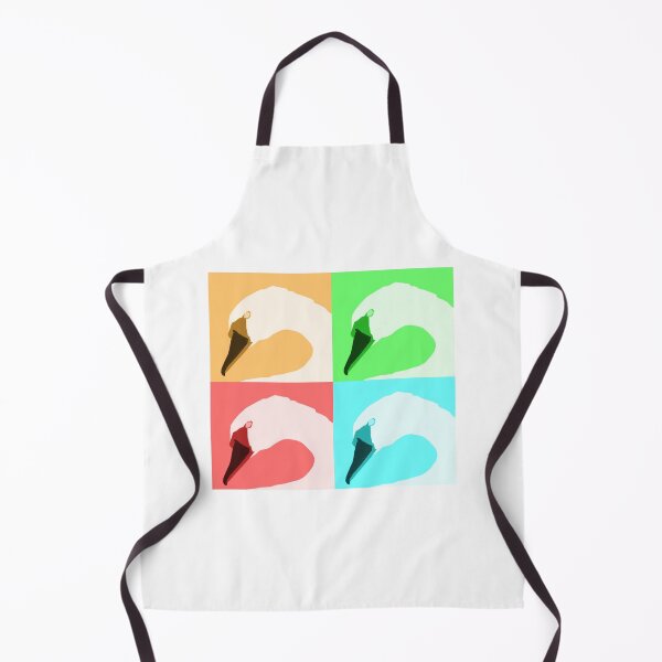 Item preview, Swan Pop Art designed and sold by RainbowFishArt.