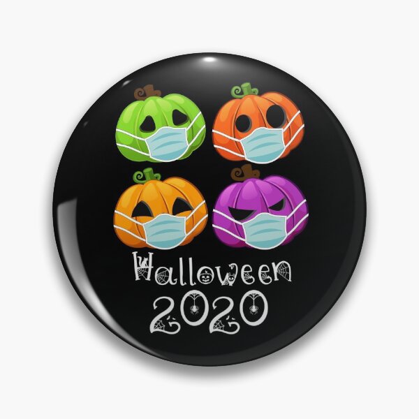 Item preview, Pumpkin Wearing Face Mask Funny Halloween Tee designed and sold by denisetees.