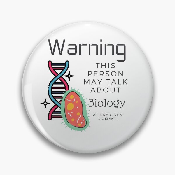 Item preview, Warning This person may talk about biology at any given moment designed and sold by Nardezinha.