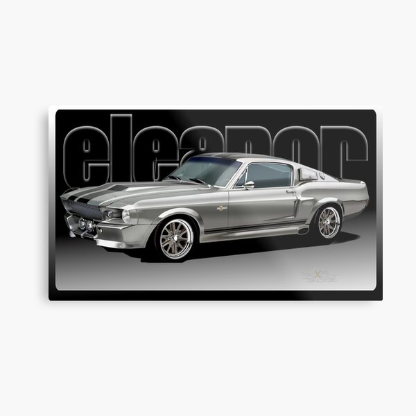 1967 Shelby Cobra GT Eleanor Art. by Jake Dault Metal Print