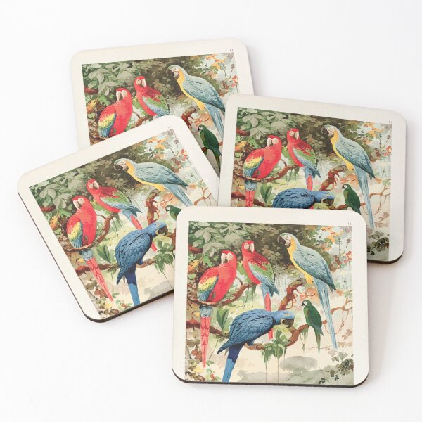 Item preview, Birds of the Amazon Album de aves amazonicas Emil Goldi 1906 016 Araras designed and sold by WetdryvacRB01.