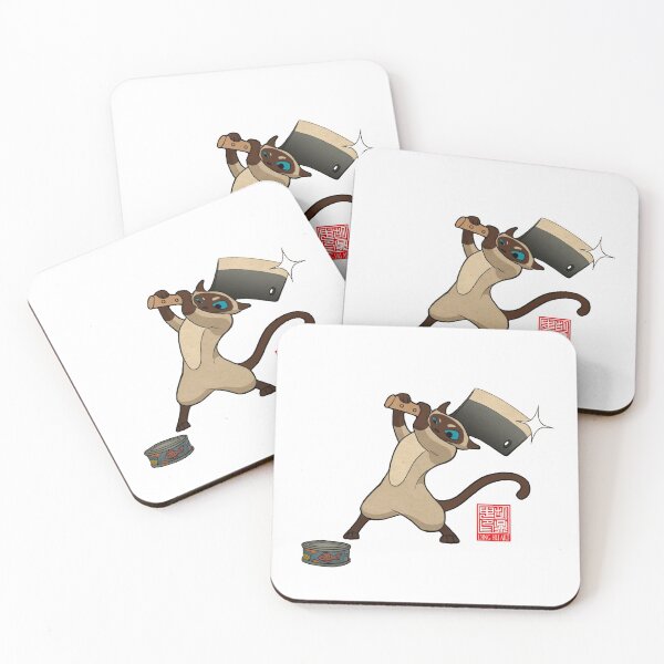 Item preview, Siamese Cat Can Chop designed and sold by DingHuArt.