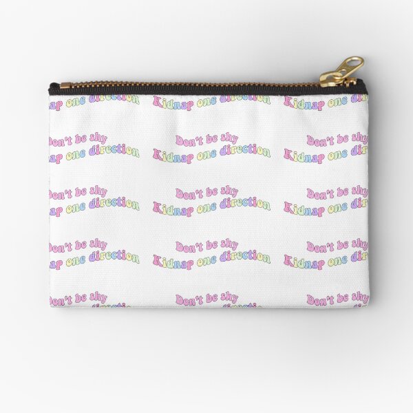 don't be shy kidnap one direction Zipper Pouch