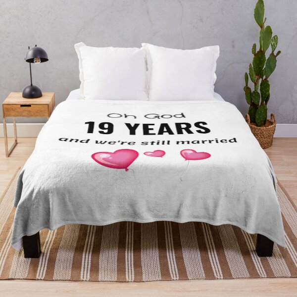 Item preview, 19th Wedding Anniversary Funny Gift for Him or Her designed and sold by TheGreekGuy.