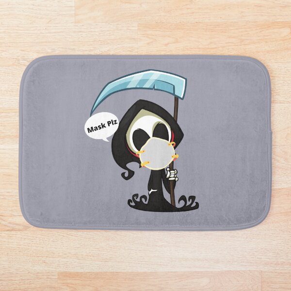 Item preview, Grim Reaper say "Mask Plz" designed and sold by GleamingGiant.