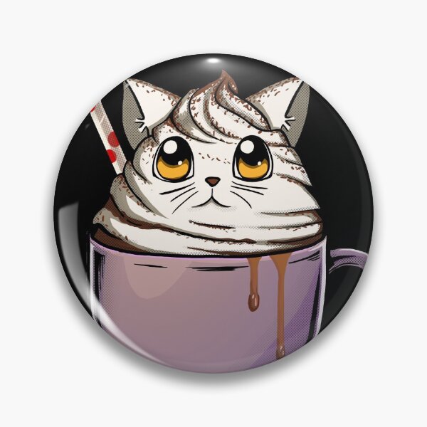 Item preview, Delicious Cat Cocoa - Dark Background designed and sold by mrhallangen.