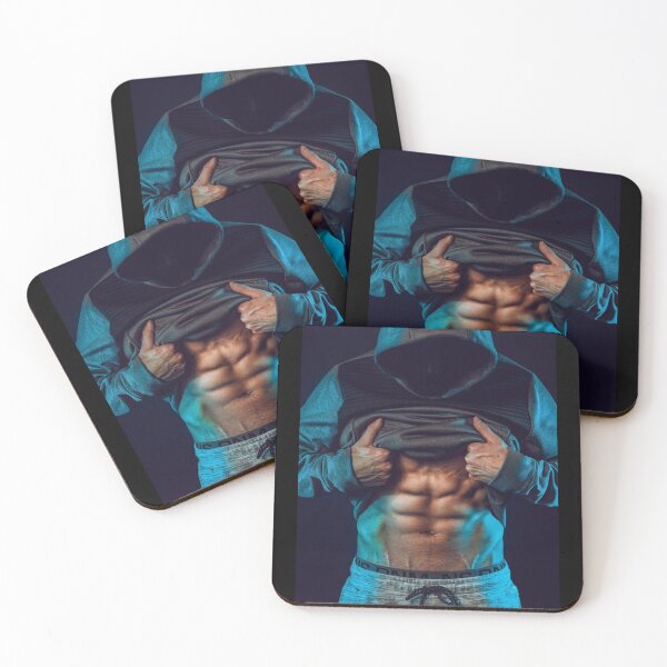 Item preview, Guy with Six packs in the gym designed and sold by miminova.