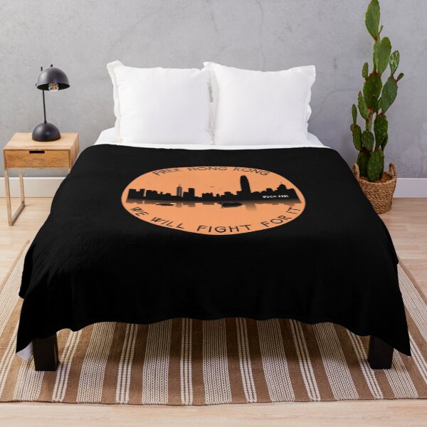 Item preview, Hong Kong Skyline Crimson designed and sold by HistoryMafia.