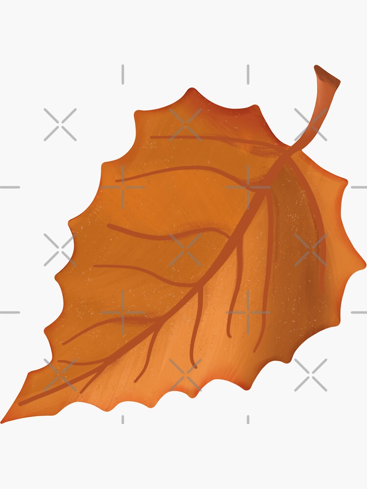 Autumn Beech Leaf by KatLangeDesign