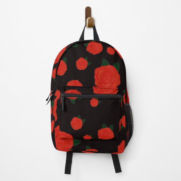 Item preview, red rose pattern-black designed and sold by UNApologetical.