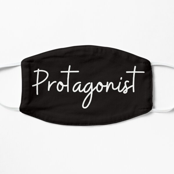 PROTAGONIST - Fun Writers tee shirt Flat Mask