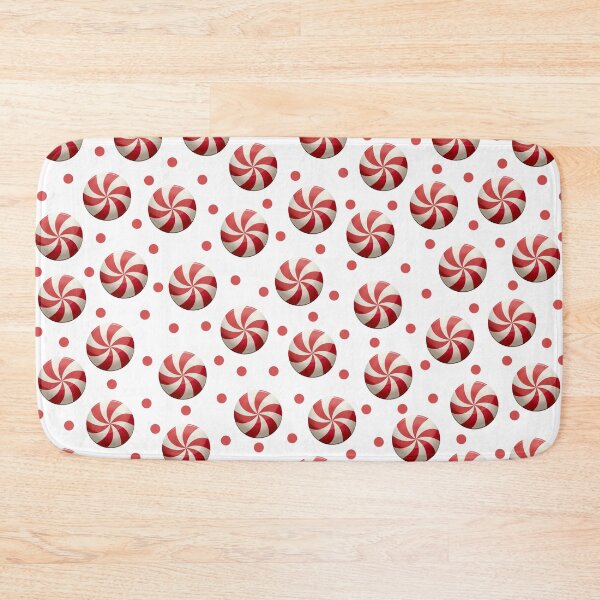 Item preview, Red Peppermint Polka Dots designed and sold by Whoopsidoodle.