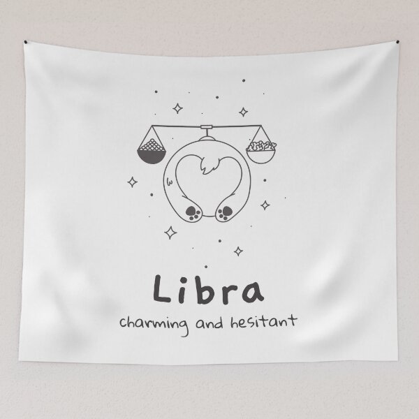 Item preview, Libra Zodiac Sign, Astrology, Astrological Sign designed and sold by NikoIllustrates.