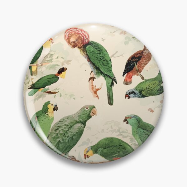 Item preview, Birds of the Amazon Album de aves amazonicas Emil Goldi 1906 017 Papagaios designed and sold by WetdryvacRB01.